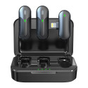 Devia microphone for smartfon Kintone Lightning wireless 2in1 black