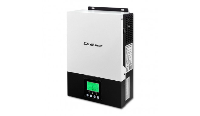 Qoltec 3KVA hübriid võrguväline päikesepaneeli inverter | 2.4kW | 80A | MPPT | siinus