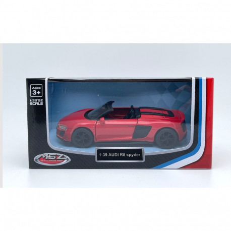 MSZ metallist mudelauto Audi R8 Spyder, skaala 1:39