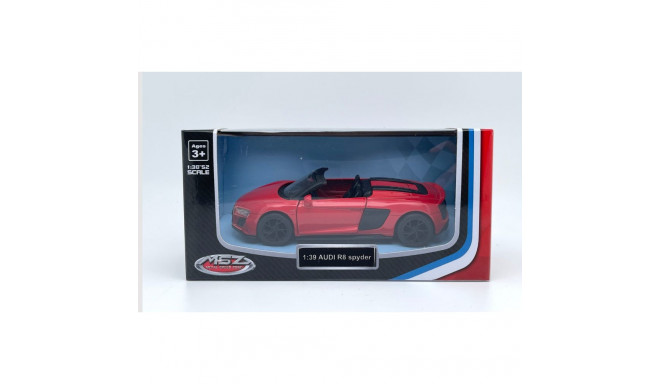MSZ Die-cast model Audi R8 Spyder, scale 1:39