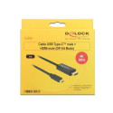 DeLOCK 85258 video cable adapter 1 m USB Type-C HDMI Black