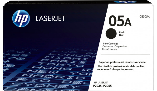 HP 05A Black Original LaserJet Toner Cartridge