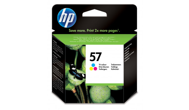 HP 57 Tri-color Original Ink Cartridge