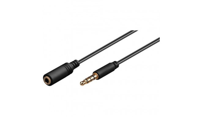 Goobay 62479 audio cable 2 m 3.5mm Black