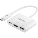 Goobay USB-C Multiport Adapter (HDMI, PD), White
