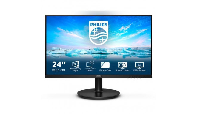 Philips V Line 241V8L/00 computer monitor 60.5 cm (23.8&quot;) 1920 x 1080 pixels Full HD LCD Bl