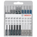 Bosch 10 pcs. Jigsaw Blad Kit basic for Metal and Wood