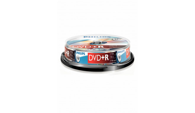 1x10 Philips DVD+R 4,7GB 16x SP