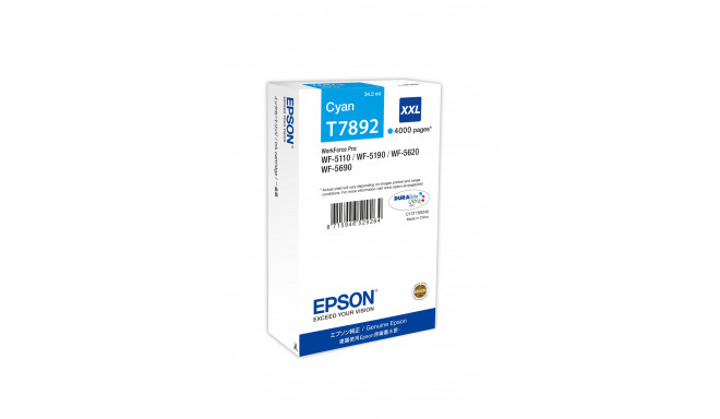 Epson DURABrite Ultra Ink XXL ink cartridge cyan T 7892