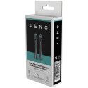 AENO Replacement toothbrush heads, Black, Dupont bristles, 2pcs in set (for ADB0004/ADB0006 and ADB0