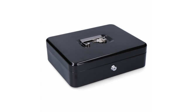 Safe-deposit box Micel CFC09 M13402 Black Steel 30 x 24 x 9 cm 300 x 240 x 90 mm
