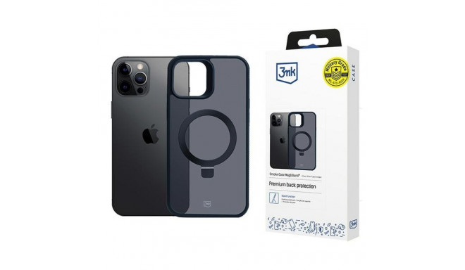 3MK Smoke ümbris iPhone 12 Pro Max Magsafe ja alus