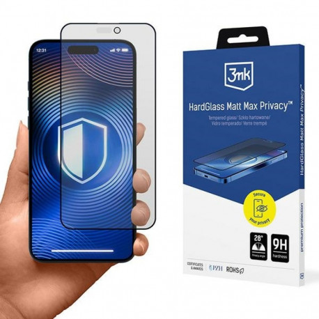 3MK HardGlass Matt Max Privacy iPhone 14Pro Max