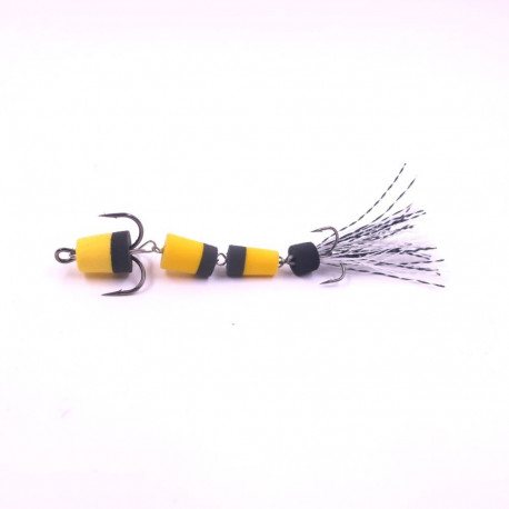 Merganser Mandula lure MA-70-0005, 1.7 g, 70 mm, Yellow / Black / Yellow, 1 psc, in plastic package