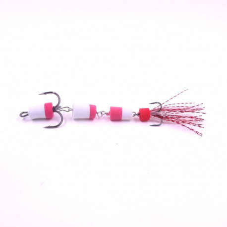 Merganser Mandula lure MA-70-0009, 1.7 g, 70 mm, White / Red / White, 1 psc, in plastic package
