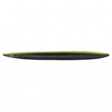 Lant SG 3D Line Thru Sandeel 11cm/15g/0-1m Black Yellow Glow