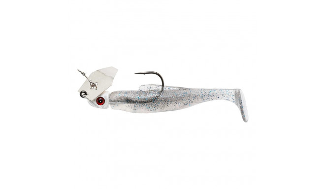 Chatterbait DIEZEL 1/4 унции/7 г Smoky Shad (Серебряное лезвие/Белая голова)