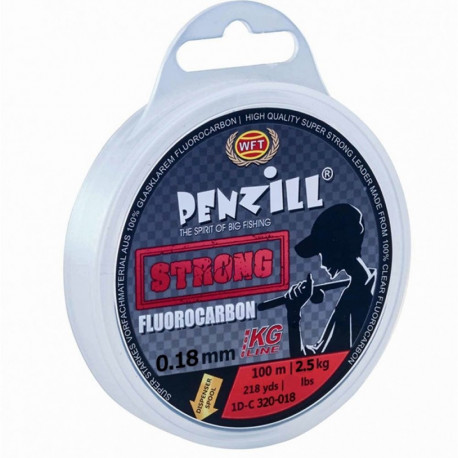 Fishing line WFT Penzill Fluorocarbon Strong 100m 2,5kg 0,18mm
