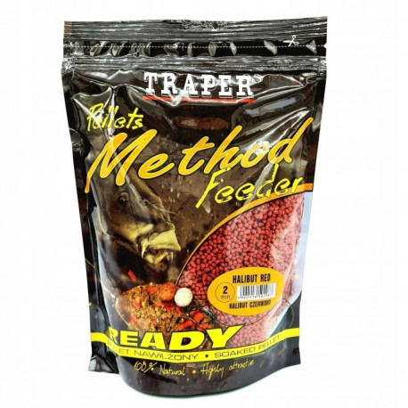 TRAPER Method Feeder Pellet Halibut Red 2mm/500g