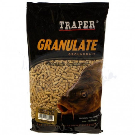 Groundbait TRAPER Granulate 5mm/1kg Sweet corn
