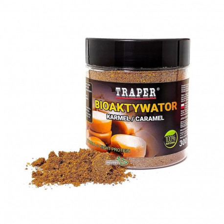 Groundbait additive TRAPER Bioactivator Caramel 300g