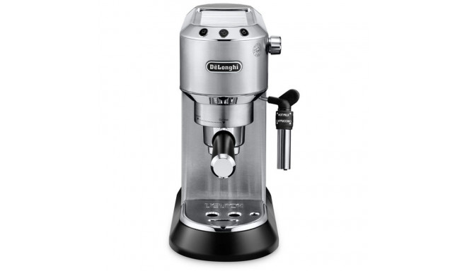 "De Longhi Dedica EC685.M Kaffeemaschine mit Cappuccinatore Silber Matt"