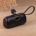 Forever mini power bank MTB-100 22.5W 5000 mAh USB C black