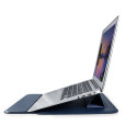 Devia MacBook bracket bag Ultra-Thin 15,4'' waterproof PU leather blue