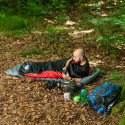 NILS CAMP NC2012 sleeping bag Black and red