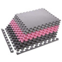 Puzzle mat multipack One Fitness MP10 pink-grey