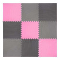 Puzzle mat multipack One Fitness MP10 pink-grey