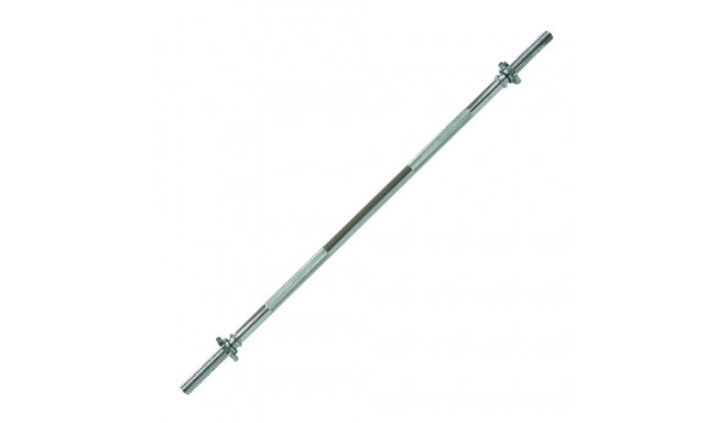 STANDARD BARBELL BAR WITH THREAD AND CLAMPS HMS GPR120 1200MM 6.75KG