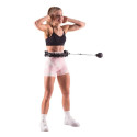 Hula hop with tabs and weights HMS HHW01 black