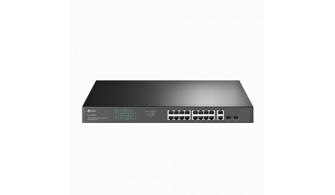 TP-Link 18-pordiline Gigabit Rackmount Lüliti 16 PoE+ toega