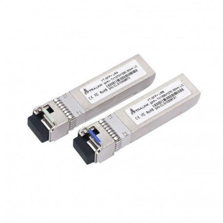 Extralink SFP+ WDM-moodul 10G 1270/1330nm üherežiimne 20km LC DOM paar mõeldud HP/ARUBA jaoks