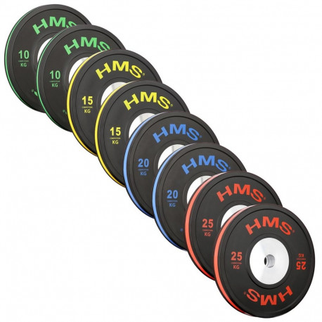 BTBR Komplekt olümpia tõstekettad- 2x (10kg,15kg,20kg,25kg) HMS BTBR KOMPLEKT