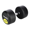 Rubberized dumbbell 37.5kg HMS HG PRO 37.5