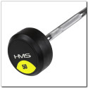 HMS GSL50 fixed barbell/rubberised broken bar 50 kg