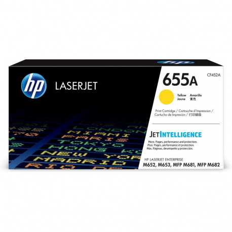 HP 655A kollane originaal LaserJet toonerikassett