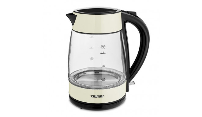 Zelmer ZCK8011I electric kettle 1.7 L 2200 W Black, Yellow