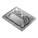PHANTEKS Glacier D120 Distro Plate - Acrylic, mirrored, DRGB-LED