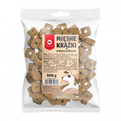 MACED lihakettad kanaga koerale 500 g