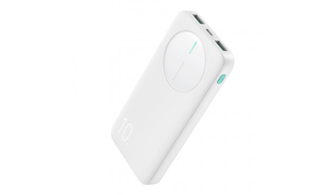 Joyroom Powerbank Joyroom JR-PBF12 10000mAh 2.4A 2x USB-A 1x USB-C - white