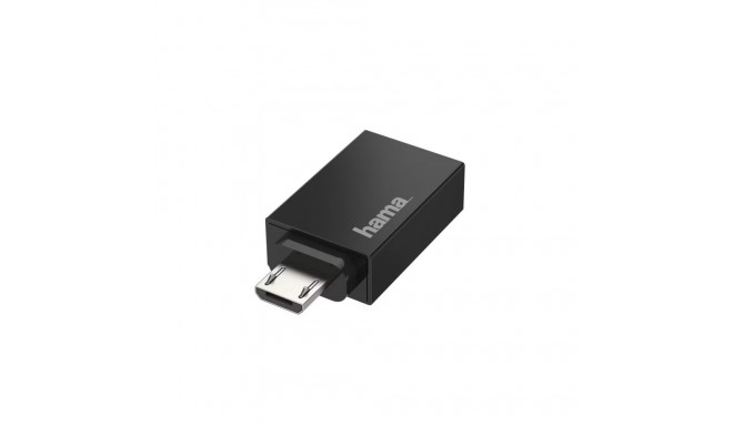Hama 00200307 USB OTG Adapter, Micro-USB Plug - USB Socket
