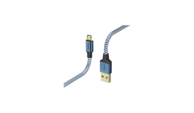 Hama 00178289 Cable USB 1,5 m USB 2.0 USB A Micro-USB B Blue