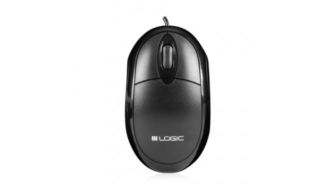 Logic LM-11 wired optical mouse | 1000 DPI | 3 Buttons | black