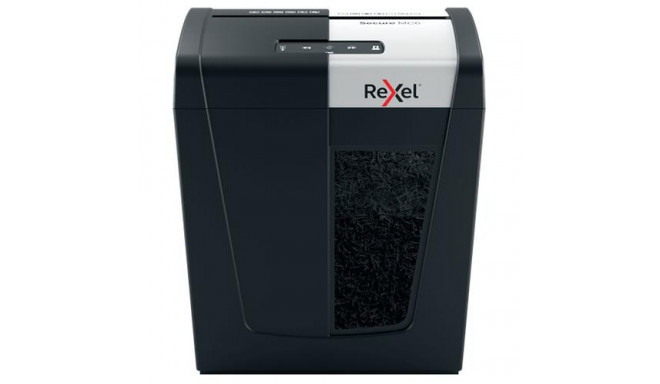 Rexel Secure MC6 paper shredder Micro-cut shredding 60 dB Black, Silver