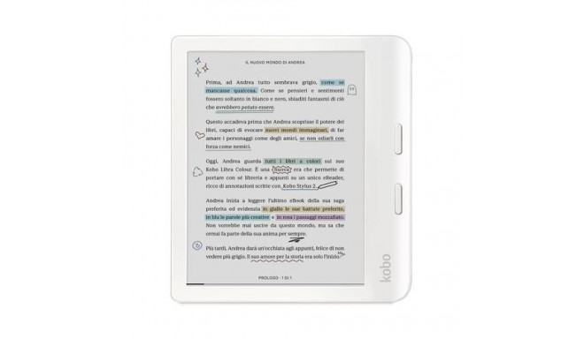 Kobo e-book reader Libra Colour Touchscreen 32GB WiFi, white