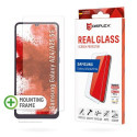 Displex Screen Protector (10H) for Samsung Galaxy A24/A25 5G, Eco Mounting Frame, scratch resistant