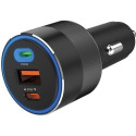 Sandberg Car Charger 3in1 130W USB-C PD